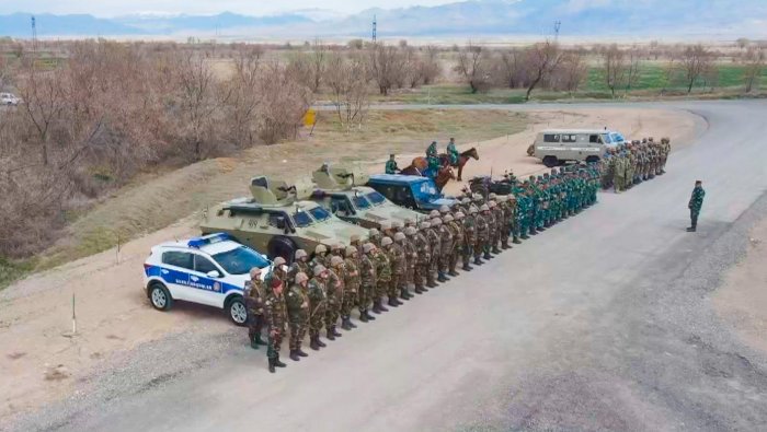 Naxçıvan Qarnizonu Qoşunlarında taktiki təlim məşqi keçirilib.