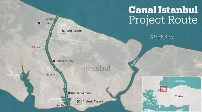 Türkiyə geosiyasi əhəmiyyəti İstanbul kanalının tikintisinə hazırlaşır.