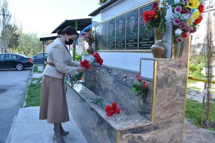 Xırdalanda 6 şəhidin xatirəsinə bulaq kopleksi tikildi.