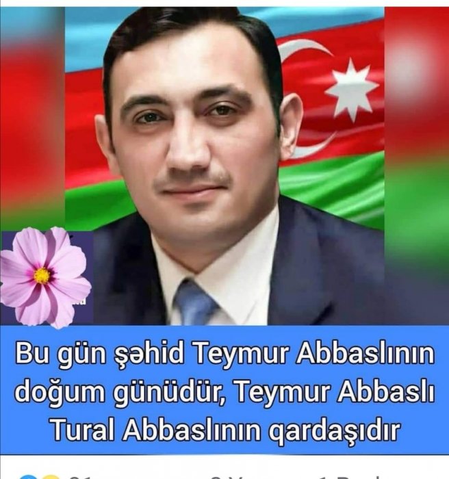 Doğum günün mübarək Şəhidim.