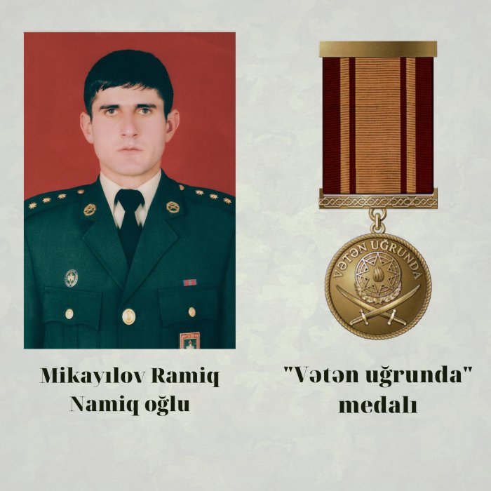 Şəhid Mikayılov Ramiq Namiq oğlu.