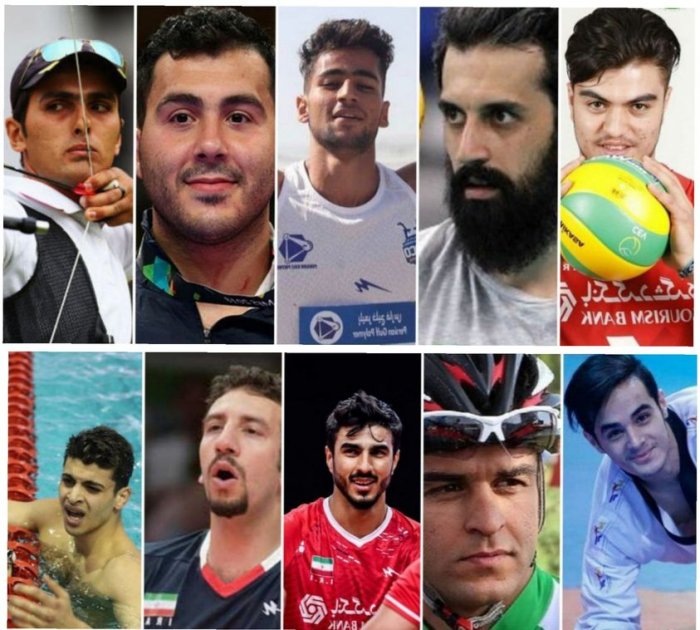 2020 Olimpiya oyunlarında iranı təmsil edən Güney Azərbaycanlılar.