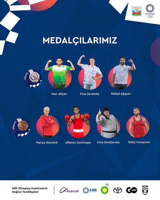 Tokio Olimpiadasında tarix yazan idmançılarımız.