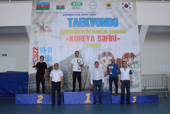 "Koreya səfiri kuboku" turnirində gənclər arasında "Qafqaz" taekvondo klubu ilk pilləyə, "Xəzər" taekvondo klubu ikinci, "Neftçi" Ağsu İK üçüncü yerə sahib oldu.