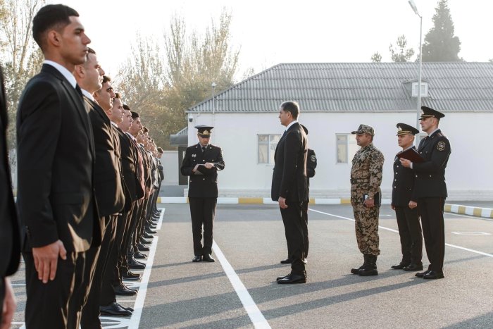 Daxili işlər naziri Vilayət Eyvazov Sumqayıt şəhərində növbəti vətəndaş qəbulu və bölgə üzrə polis orqanlarında xidmətə qəbulla bağlı sıra baxışı keçirib.