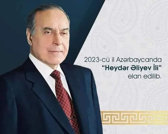 Ölkəmizdə 2023-cü il “Heydər Əliyev İli” elan edilib.