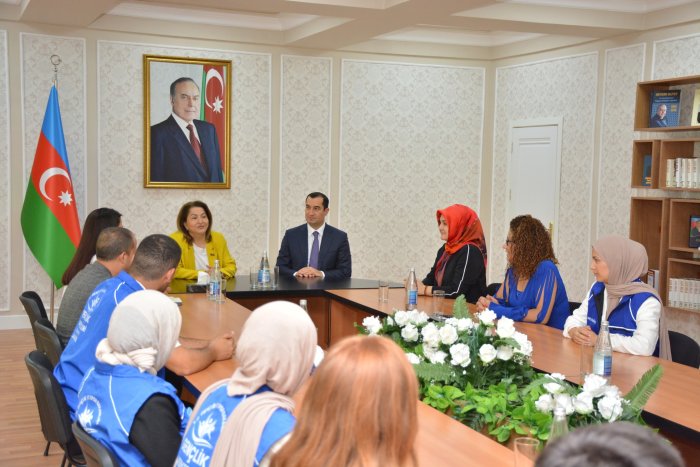 “Türkiyə - Azərbaycan gənclərininin mübadilə proqramı” çərçivəsində Şamaxı Rayon İcra Hakimiyyətində tədbir iştirakçıları ilə görüş keçirilib.