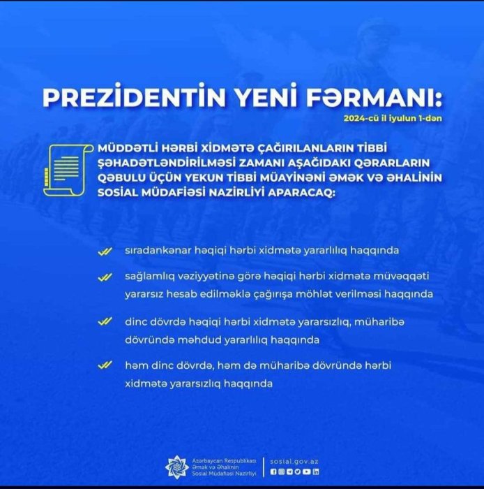 Yeni fərman......