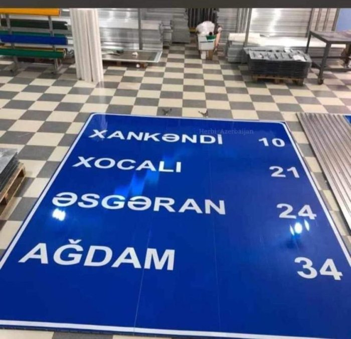 Xocavənddə qoyulacaq yol nişanı