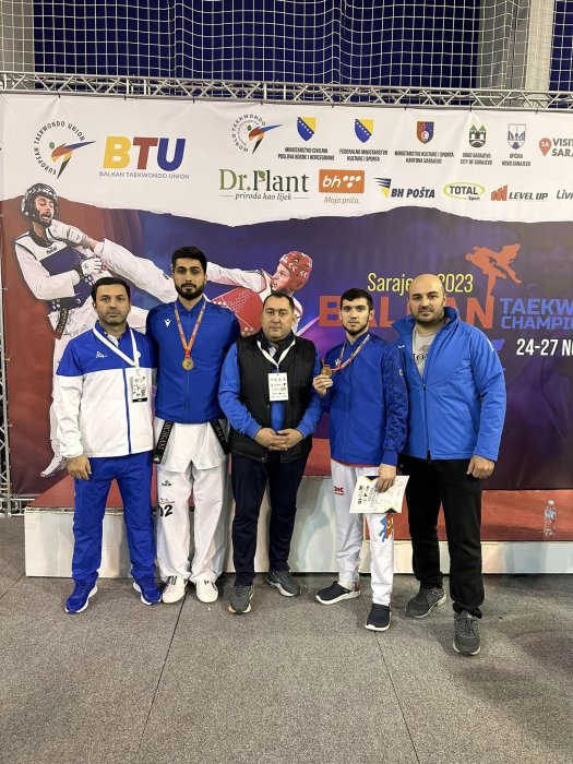 Taekvondoçularımız “Balkan Cup”da 2 qızıl medal qazanıblar.