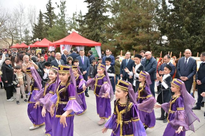 Novruzun gəlişi Şamaxıda yüksək əhval-ruhiyyə ilə qarşılanır.