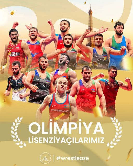 Paris-2024 Yay Olimpiya Oyunlarına lisenziya qazanan güləşçilərimiz: