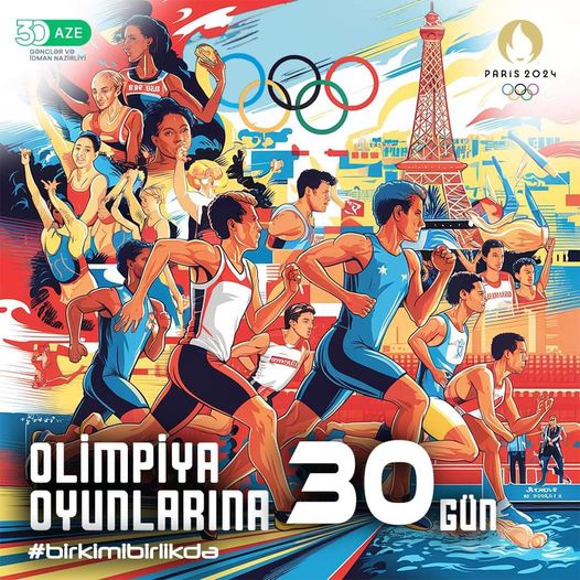 İYulun 26-da start götürəcək XXXIII Yay Olimpiya Oyunlarına cəmi 30 gün qaldı.