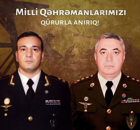 General-mayor Polad Həşimovun və polkovnik İlqar Mirzəyevin şəhid olmasından 4 il ötür.