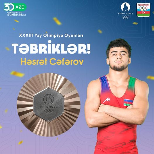 Həsrət Cəfərov (67 kq) Amantur İsmayılova (Qırğızıstan) 8:0 hesabı ilə qalib gələrək bürünc medal qazandı.