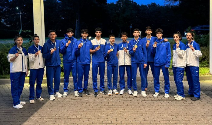 Taekvondoçularımız Latviyada G-1 kateqoriyalı yarışda 13 medal qazanıb.