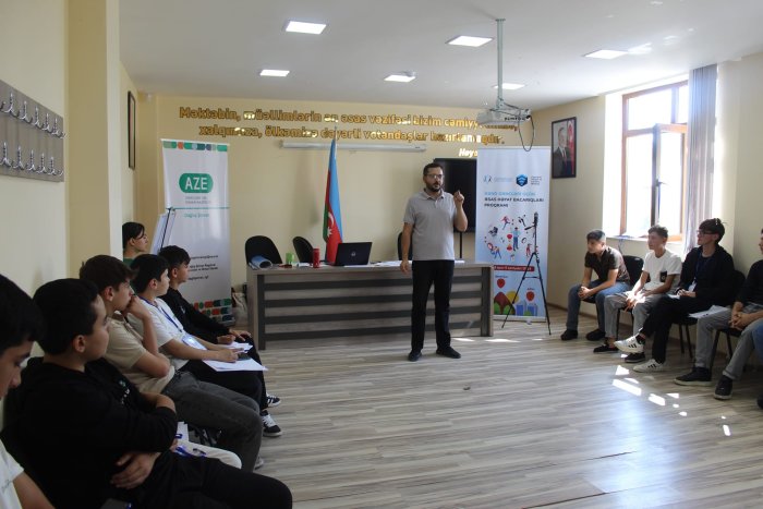 05-06 oktyabr 2024-cü il tarixlərində Ağsu Tədris Mərkəzində "Kənd gəncləri üçün əsas həyat bacarıqları proqramı" adlı layihə baş tutub.