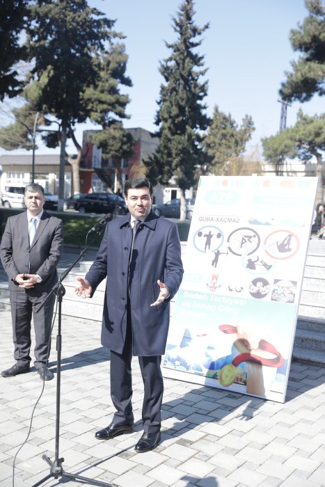 “5 Mart – Bədən Tərbiyəsi və İdman Günü” qeyd olunub. “5 Mart – Bədən Tərbiyəsi və İdman Günü” qeyd olunub.
