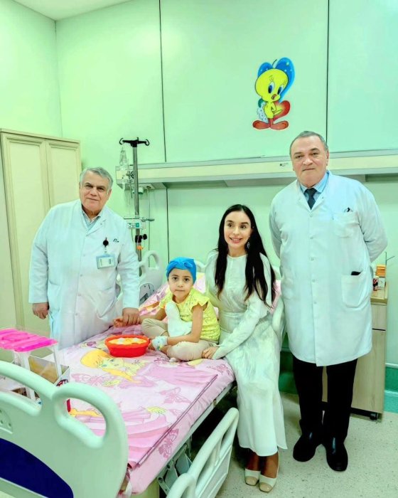 Leyla Əliyeva uşaqları ziyarət etdi.