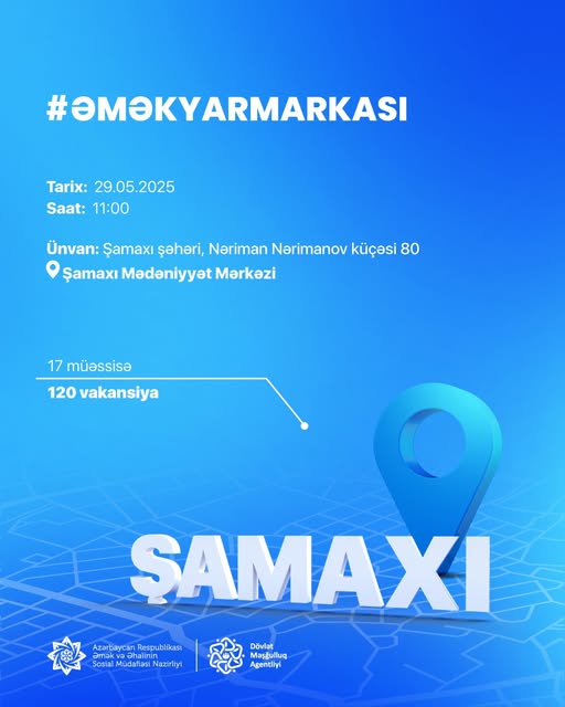 Şamaxıda vakansiya..... Şamaxıda vakansiya.....