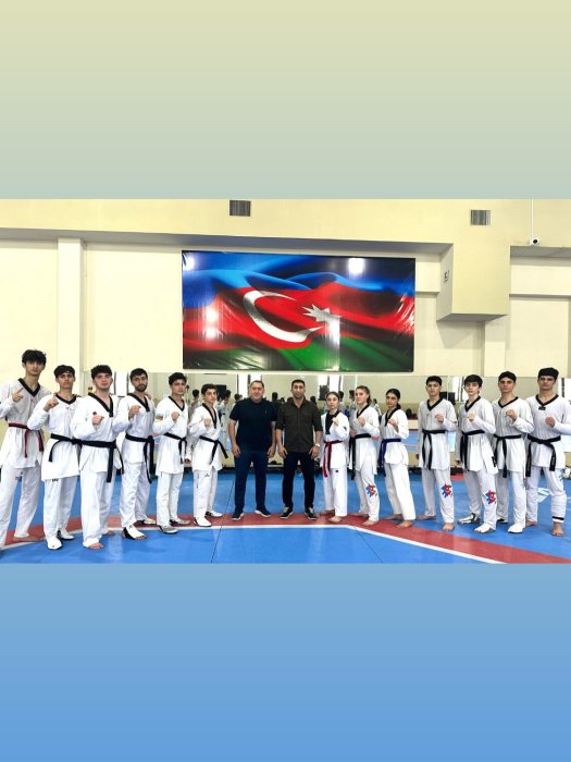 Azərbaycan Taekvondo Federasiyasının məşq zalında taekvondo üzrə böyüklərdən ibarət kişi və qadınlardan ibarət milli yığma komandanın iştirakı ilə açıq dairəvi döyüş məşqləri keçirilib. Azərbaycan Taekvondo Federasiyasının məşq zalında taekvondo üzrə böyüklərdən ibarət kişi və qadınlardan ibarət milli yığma komandanın iştirakı ilə açıq dairəvi döyüş məşqləri keçirilib.