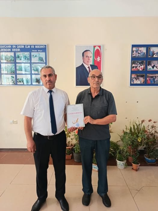 Əməkdar müəllim Elşən Ələkbərovun 65 illik yubileyi münasibətilə....