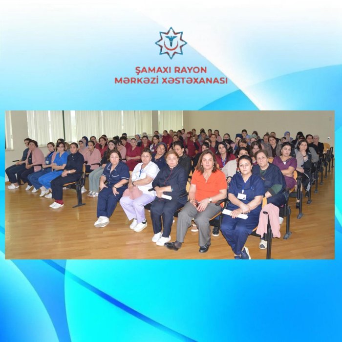 Şamaxı Rayon Mərkəzi Xəstəxanasında İPİN həftəsi çərçivəsində maarifləndirici təlim keçirilib.