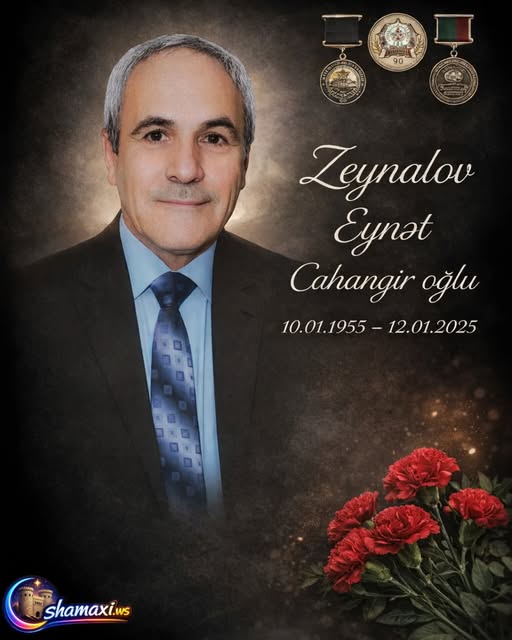 Eynət Cahangir oğlu Zeynalov.